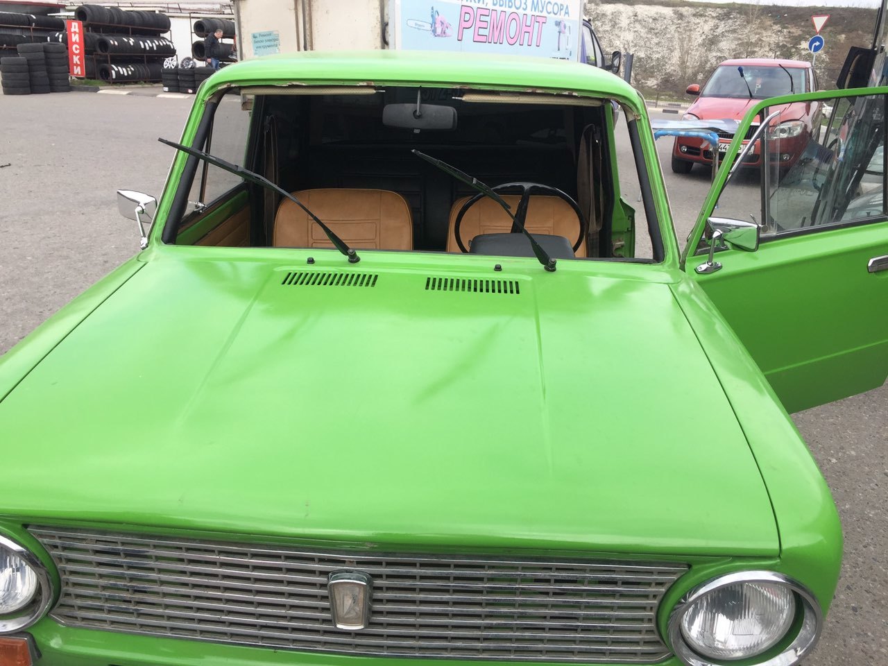 Фото авто ВАЗ до замены лобового стекла