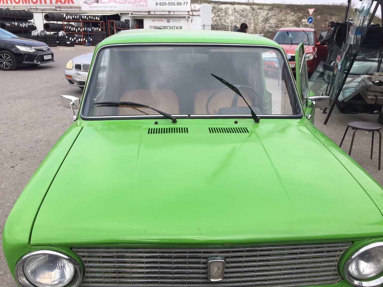 Фото авто ВАЗ после замены лобового стекла
